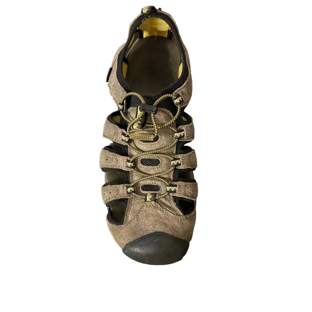 Eddie Bauer Brown‎ Men’s Shoes 13 M Sandal. Breathable. Outdoors Bungee Lace